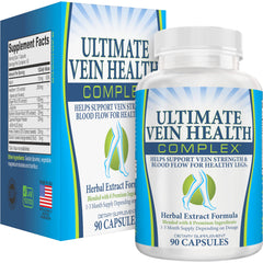 Elevate 8-in-1 vein and leg bottle front for daily support.