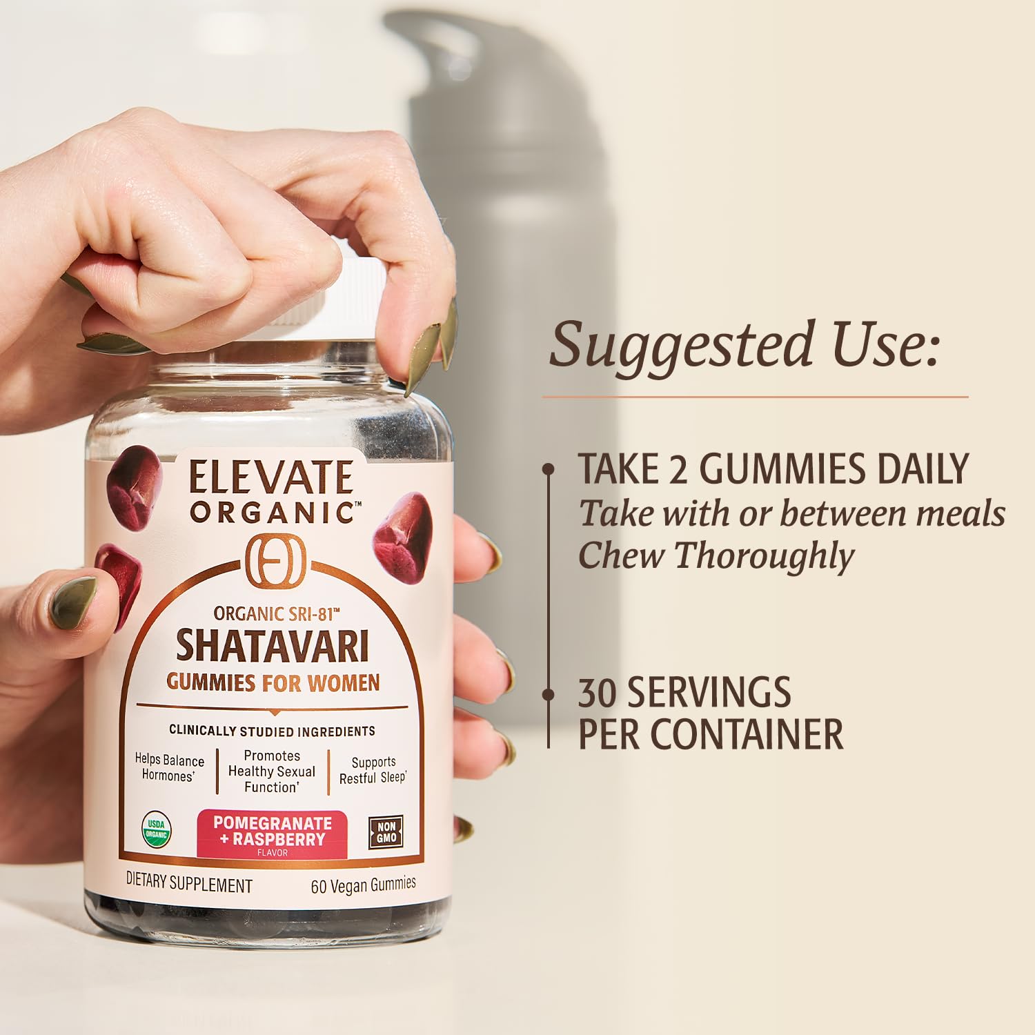 Fruit blend with pomegranate and raspberry for daily vitality