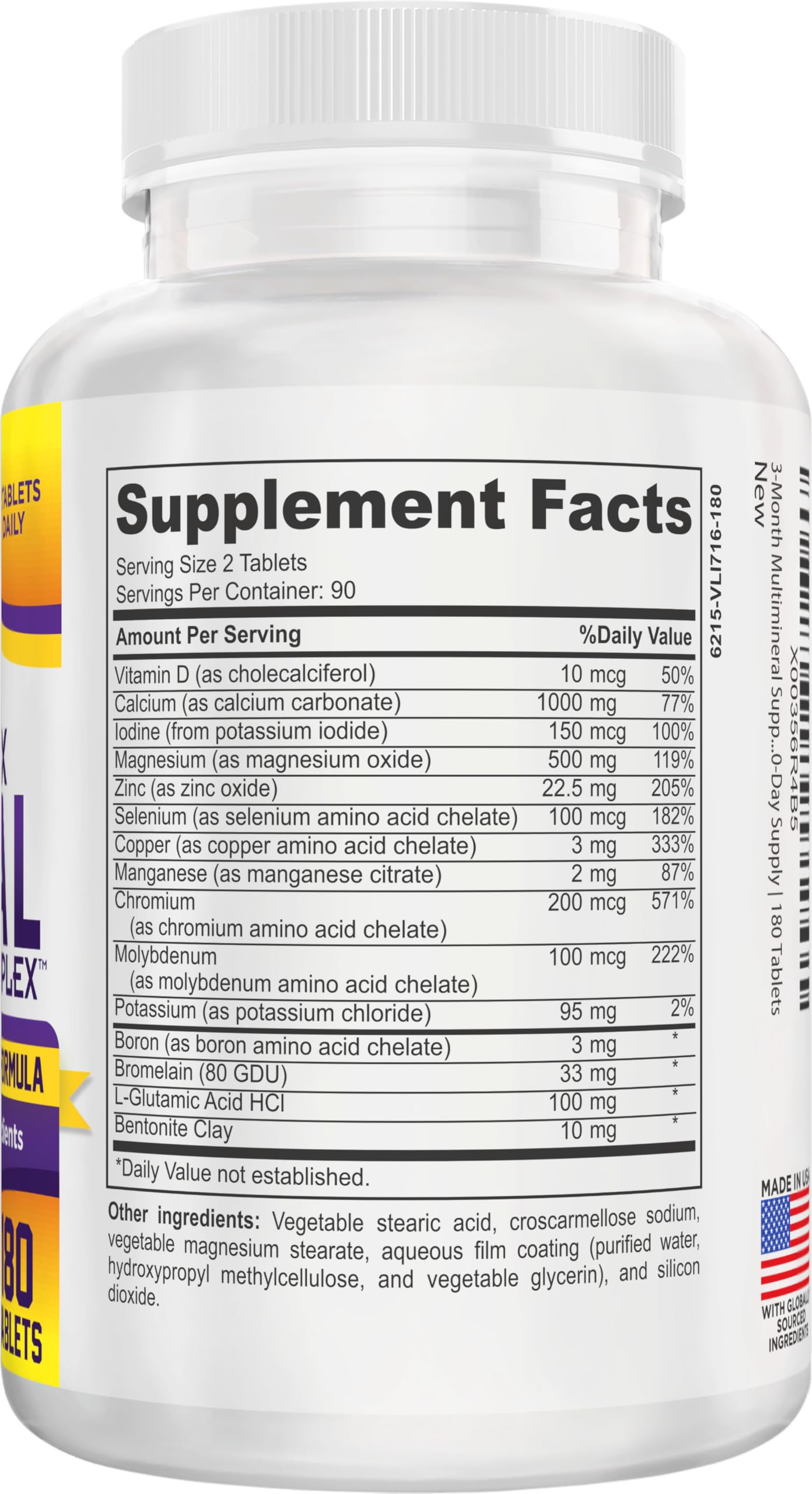Elevate Recovery pills close-up showing a 90-day bulk supply for consistency.