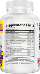 Elevate Recovery pills close-up showing a 90-day bulk supply for consistency.