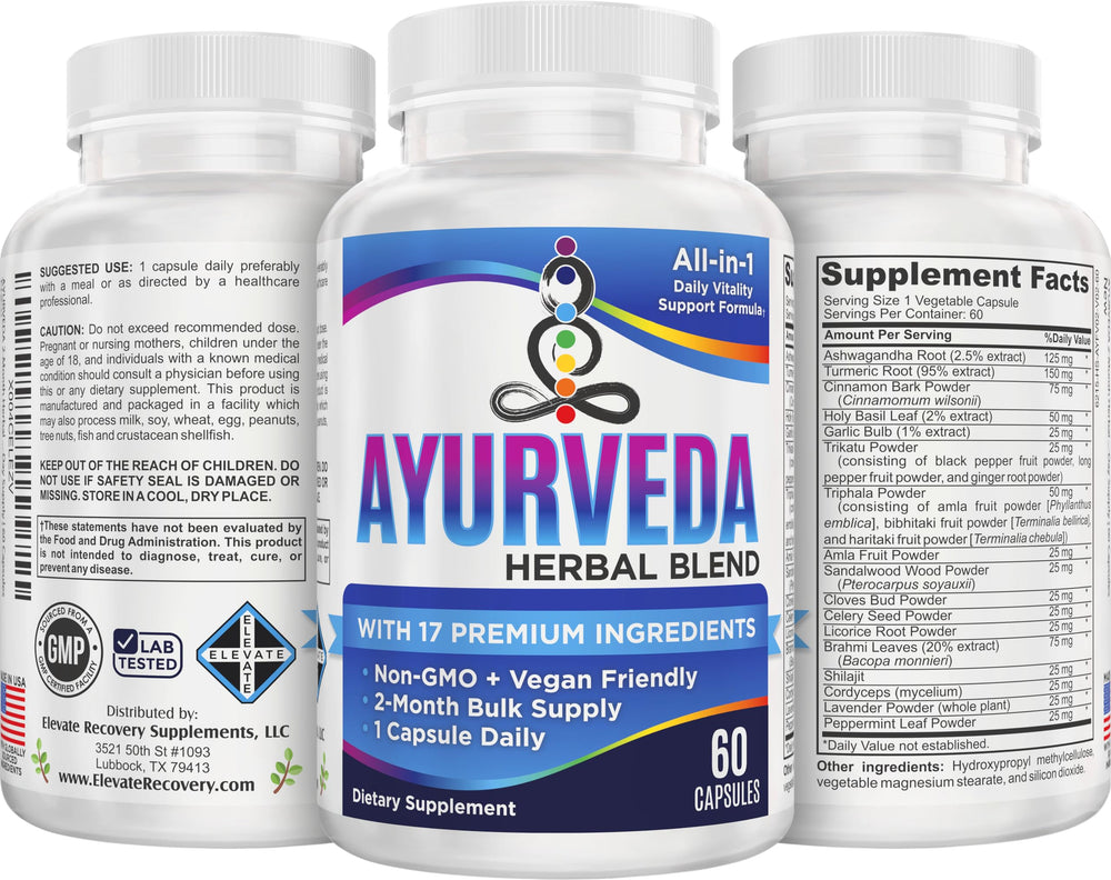 Elevate Recovery 60-day supply bottle ready for ongoing use