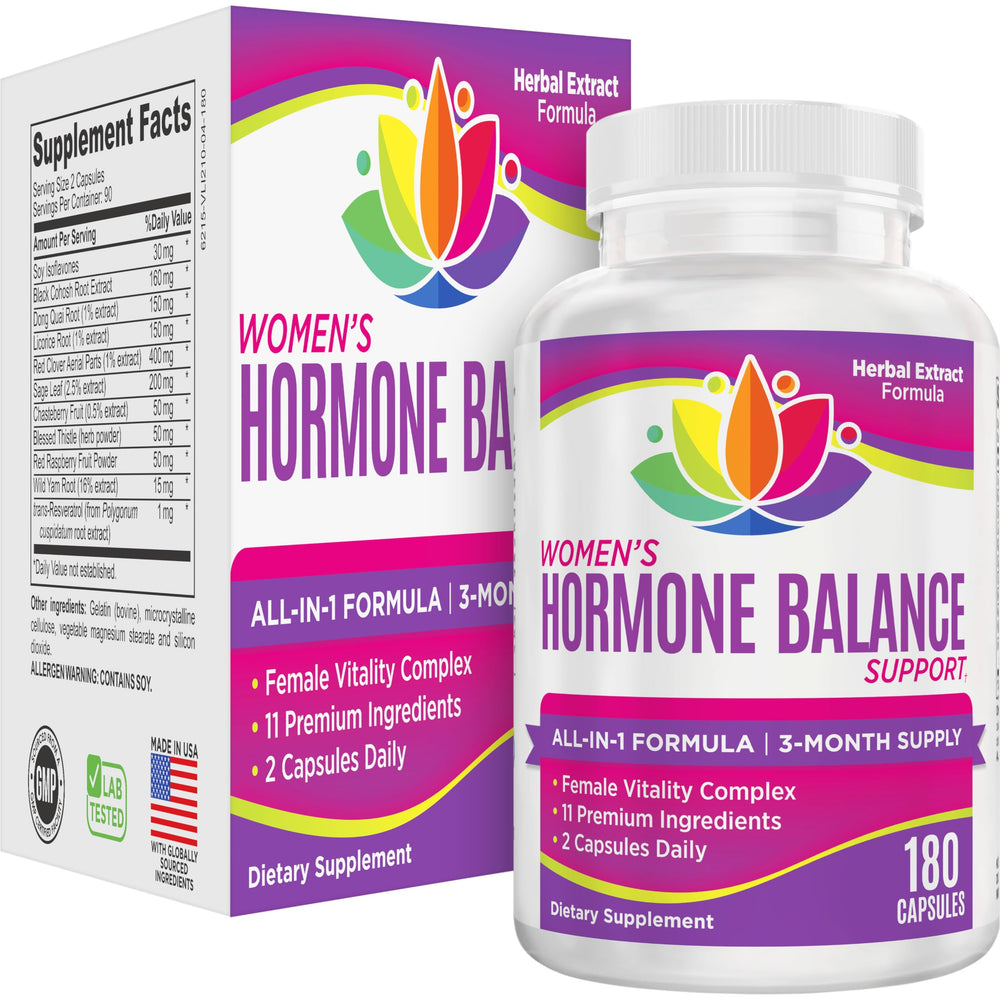 Elevate Recovery Supplements Women’s Hormone Balance bottle front view for daily balance