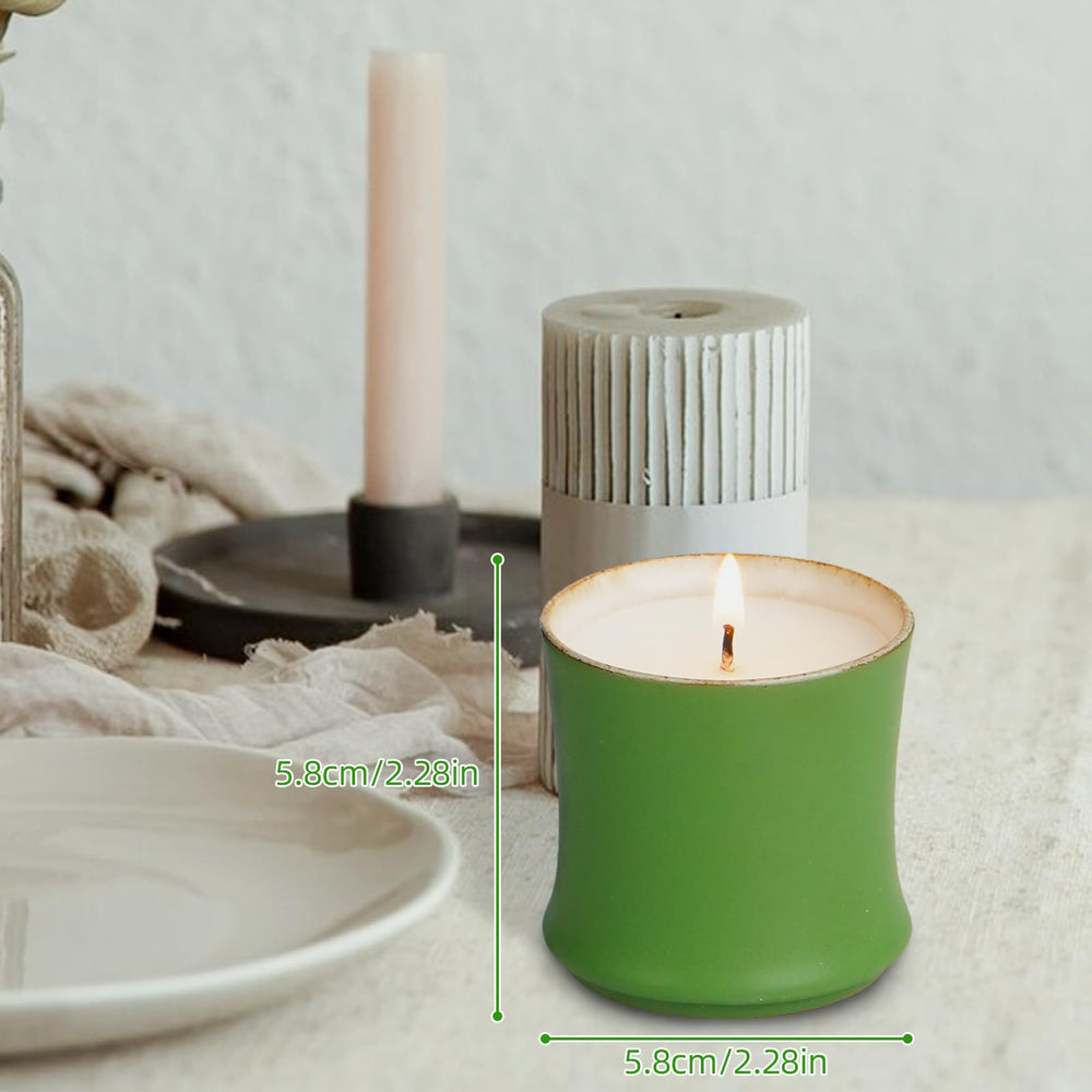 Elichingse candle with cotton wick for an even, soot-free flame