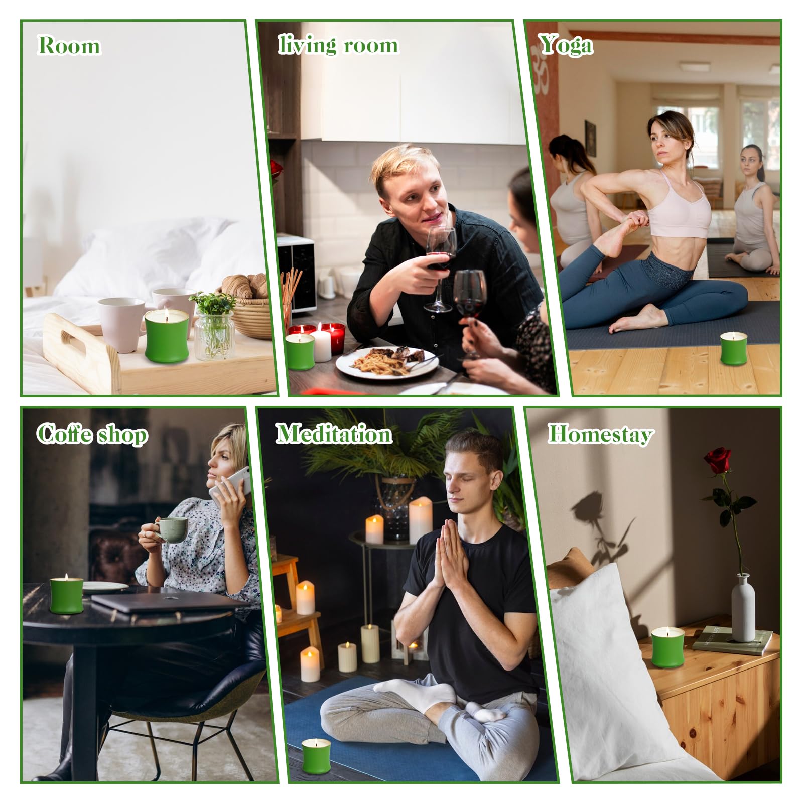 Unlit aroma helps freshen rooms before lighting