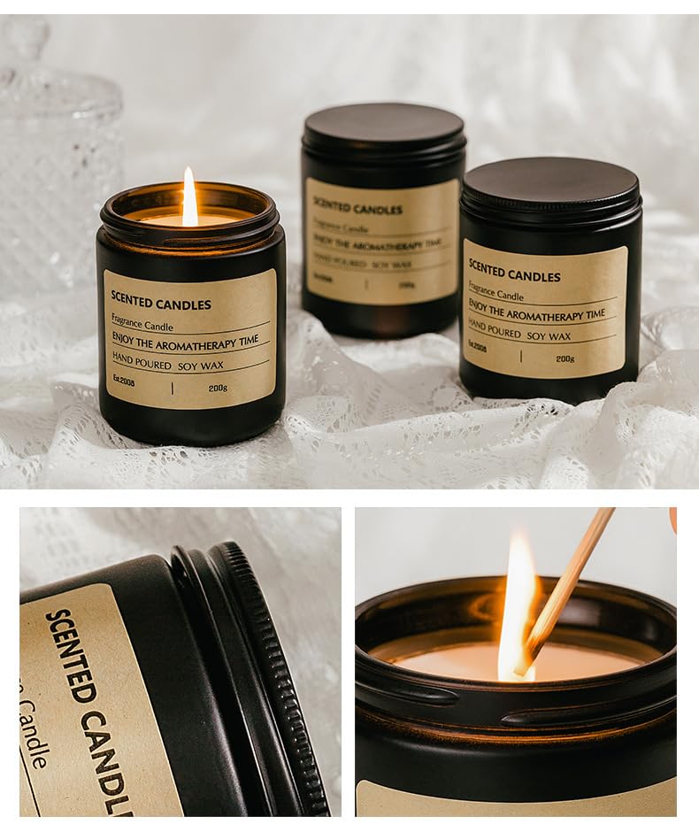 Label notes 48-hour burn time for extended ambiance.