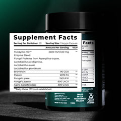 ELICORE Digestive Enzyme Pro Blend capsules may ease gas and bloating after meals.