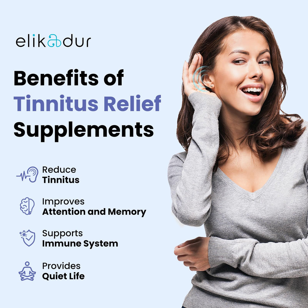 Elikadur vitamins and minerals pack illustrating holistic ear health support