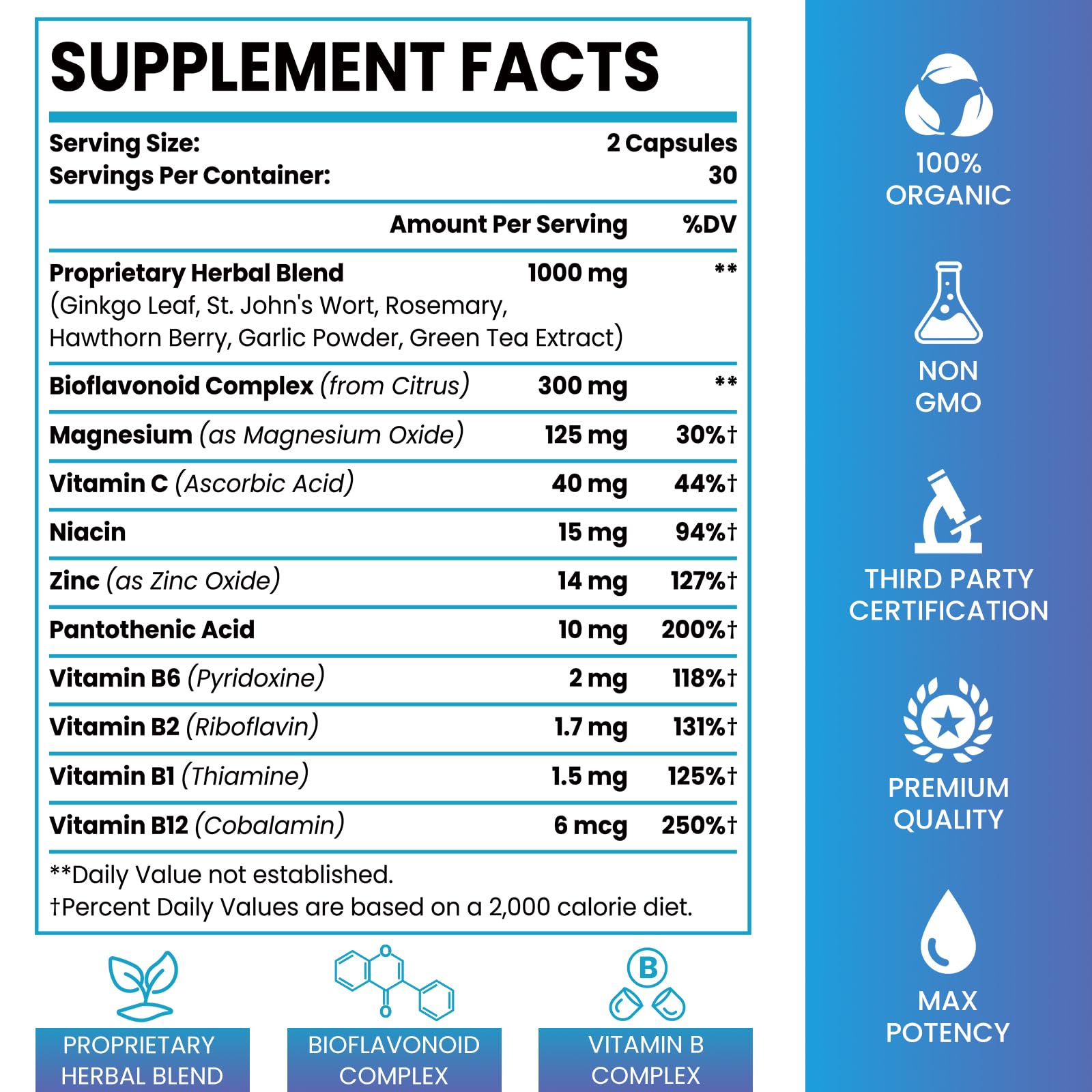 Elikadur herbal blend close-up highlighting natural tinnitus support formula