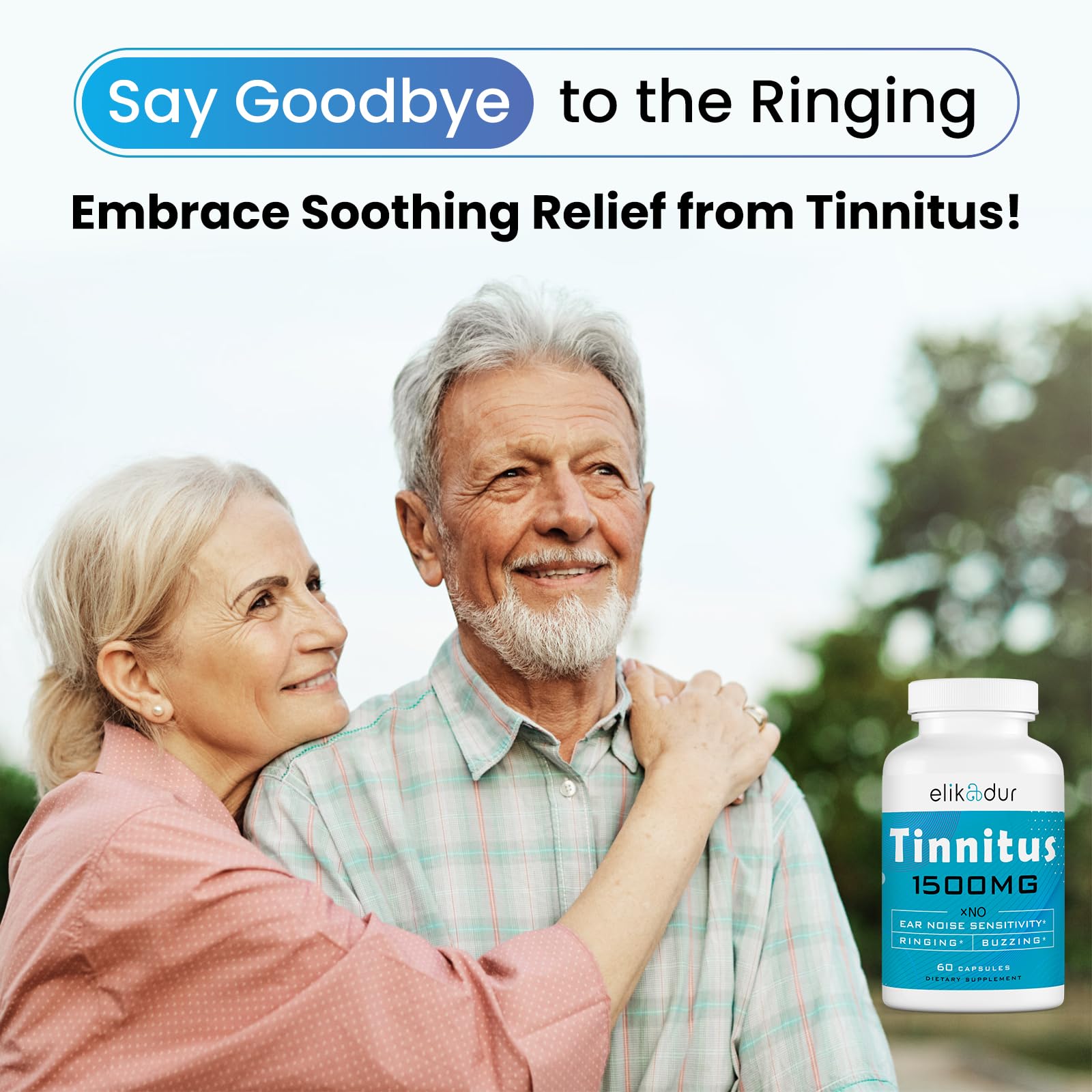 Elikadur user scene with person taking capsules in a daily routine