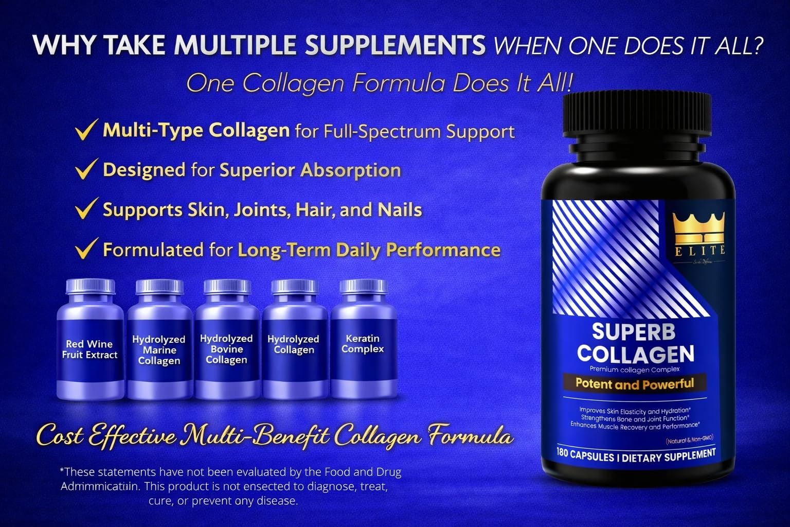 ELITE Crown Elite Superb Collagen daily-use context for ongoing routine