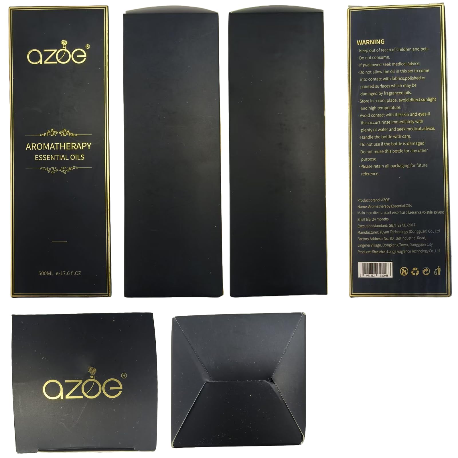 Elitzia hotel and home use friendly packaging keeps oils safe and accessible.
