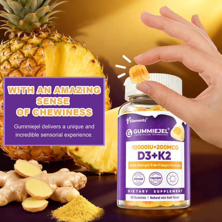 ELLAMENTZ bottle packaging emphasizes easy dosing and lasting stability.
