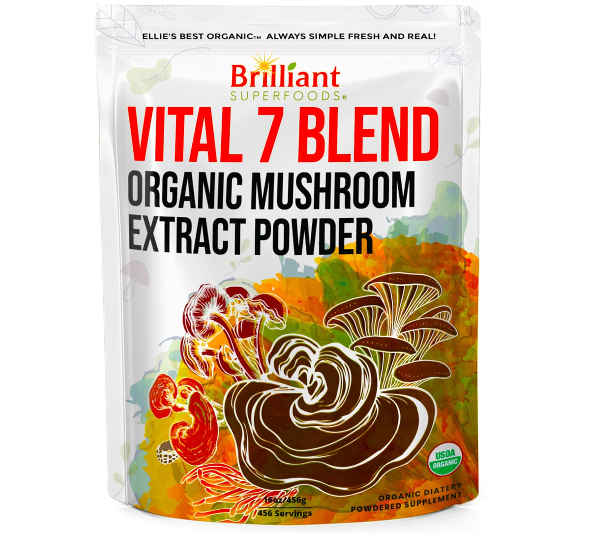 Ellie's Best Vital 7 Extract bottle for easy daily use.