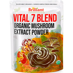 Ellie's Best Vital 7 extract bottle for easy daily mushroom supplementation