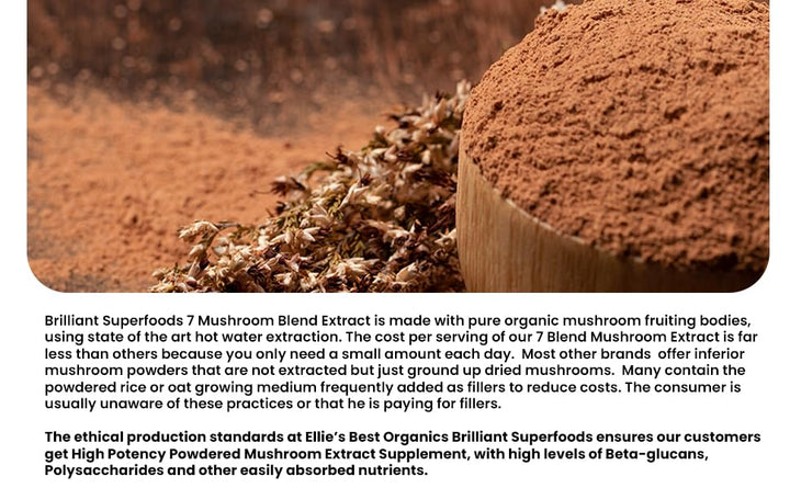 Ellie's Best Vital 7 extract pour showing quick mix into beverages