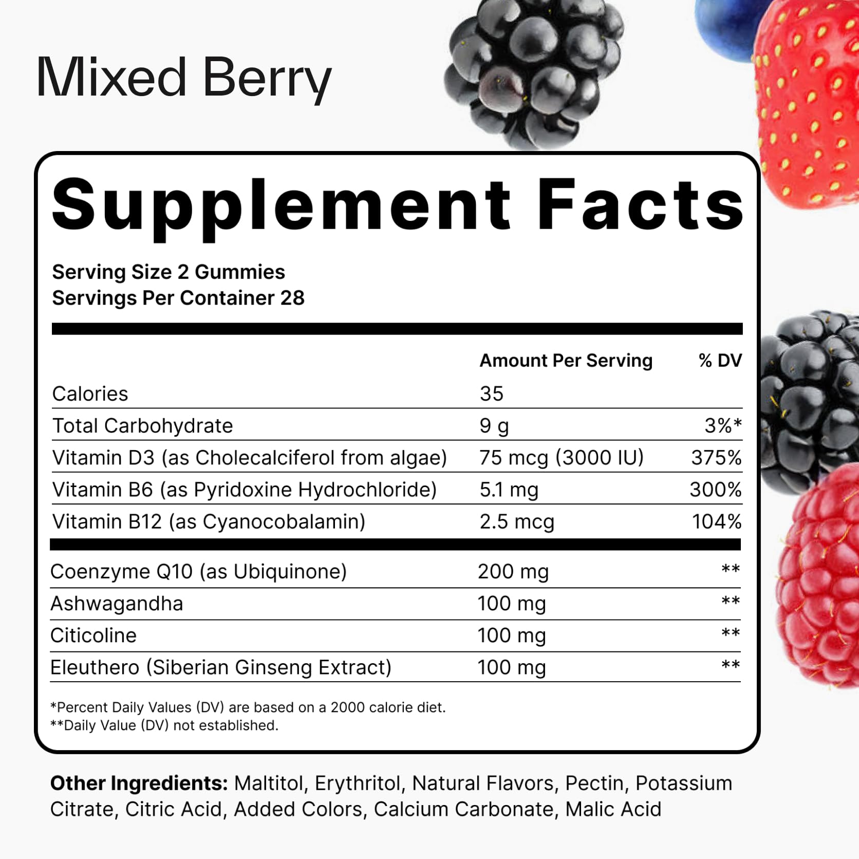 Elo Health energy gummies packaging presentation emphasizing vegan quality