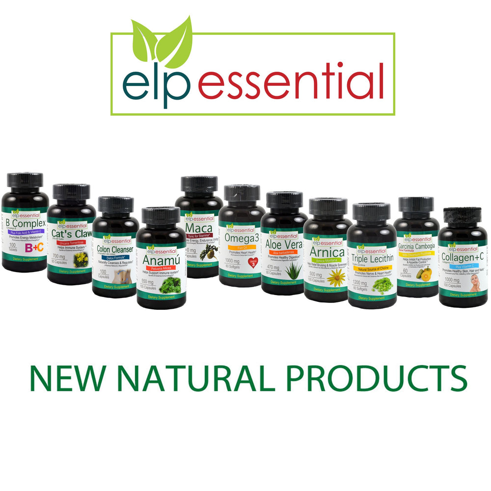 ELP ESSENTIAL collagen daily-use setup showing easy routine with two packs.