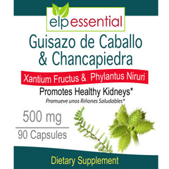 ELP Essential Guizazo Caballo capsules close-up with 500 mg capsules.