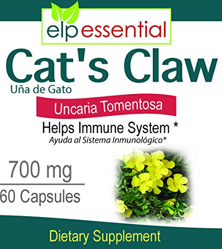 ELP ESSENTIAL Uncaria tomentosa capsules product shot for easy daily supplementation