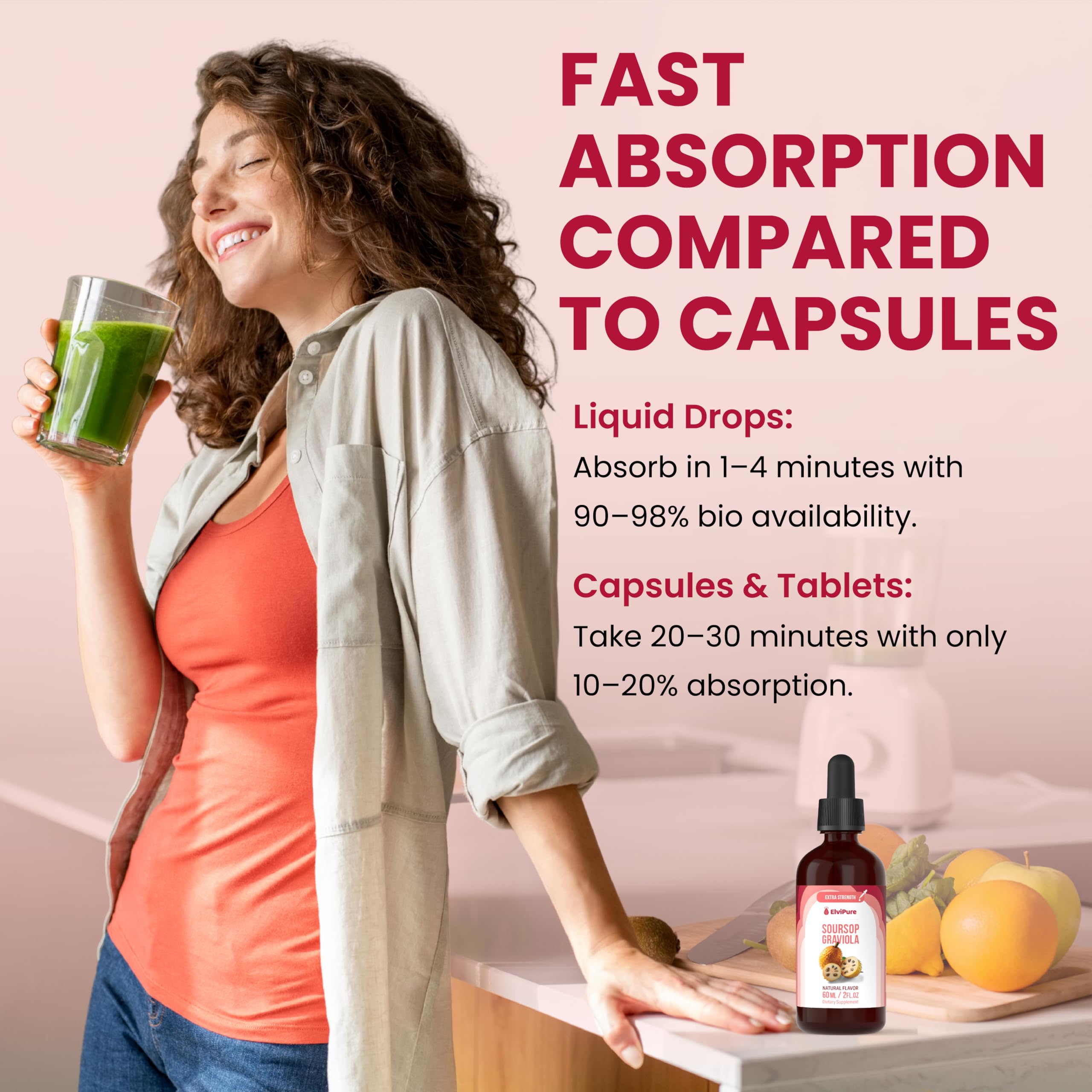 ElviPure Soursop kids dosing-friendly design supports family wellness.