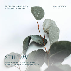 Embercomb peppermint and eucalyptus aroma enhances focus and calm in a space.
