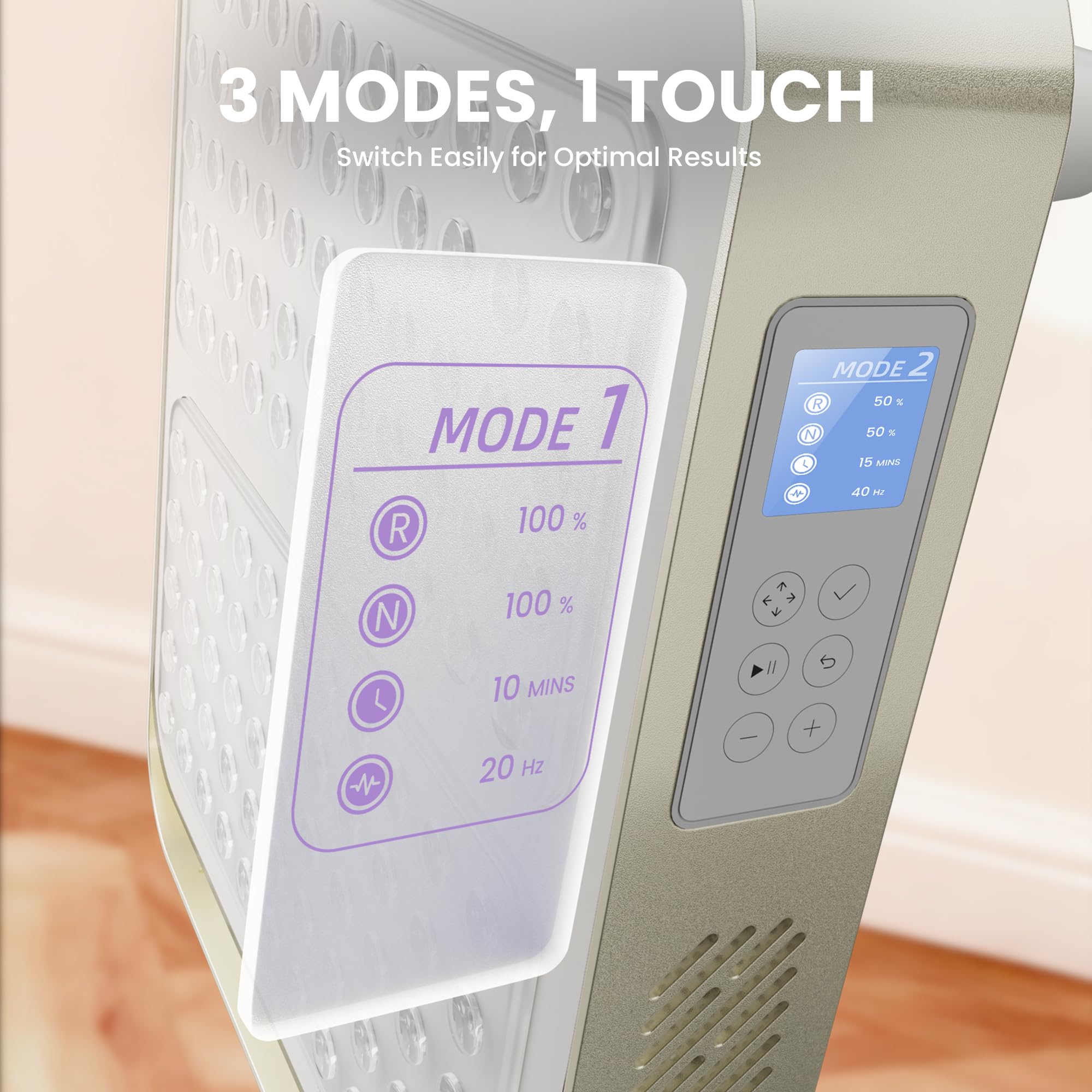 EMBERTOUCH Full-body coverage panel shown for back and legs use