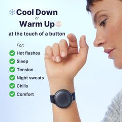 Embr Wave Bear Hug mode for soothing tension and sleep comfort.