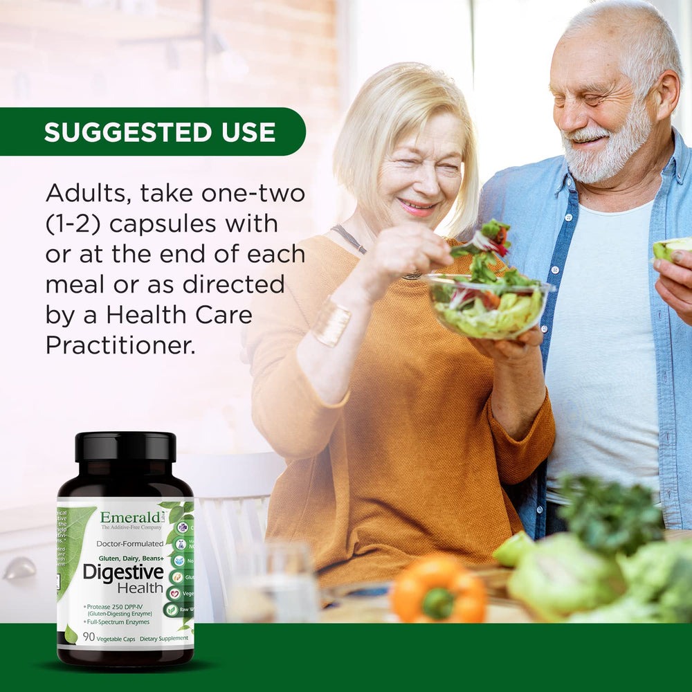 Emerald Labs allergen-free formula on label communicates quality and safety.