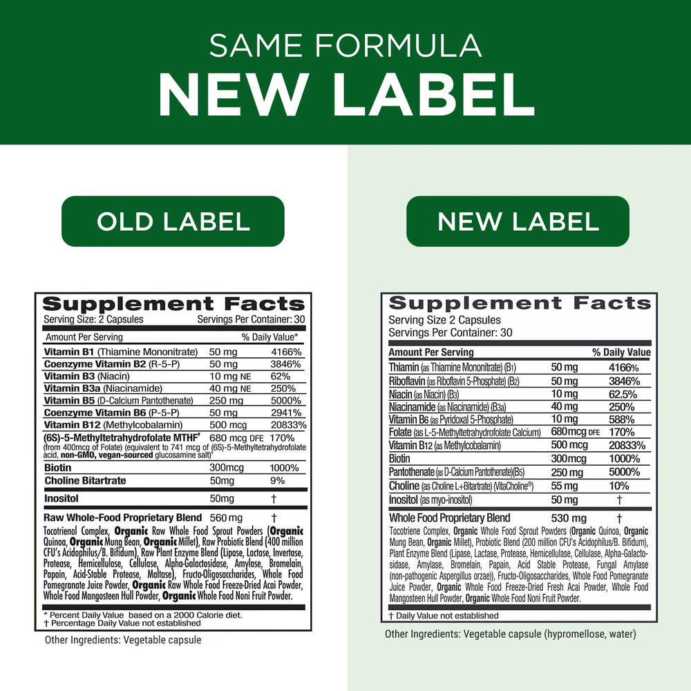 Emerald Labs B-Healthy packaging box reveals complete supplement information.