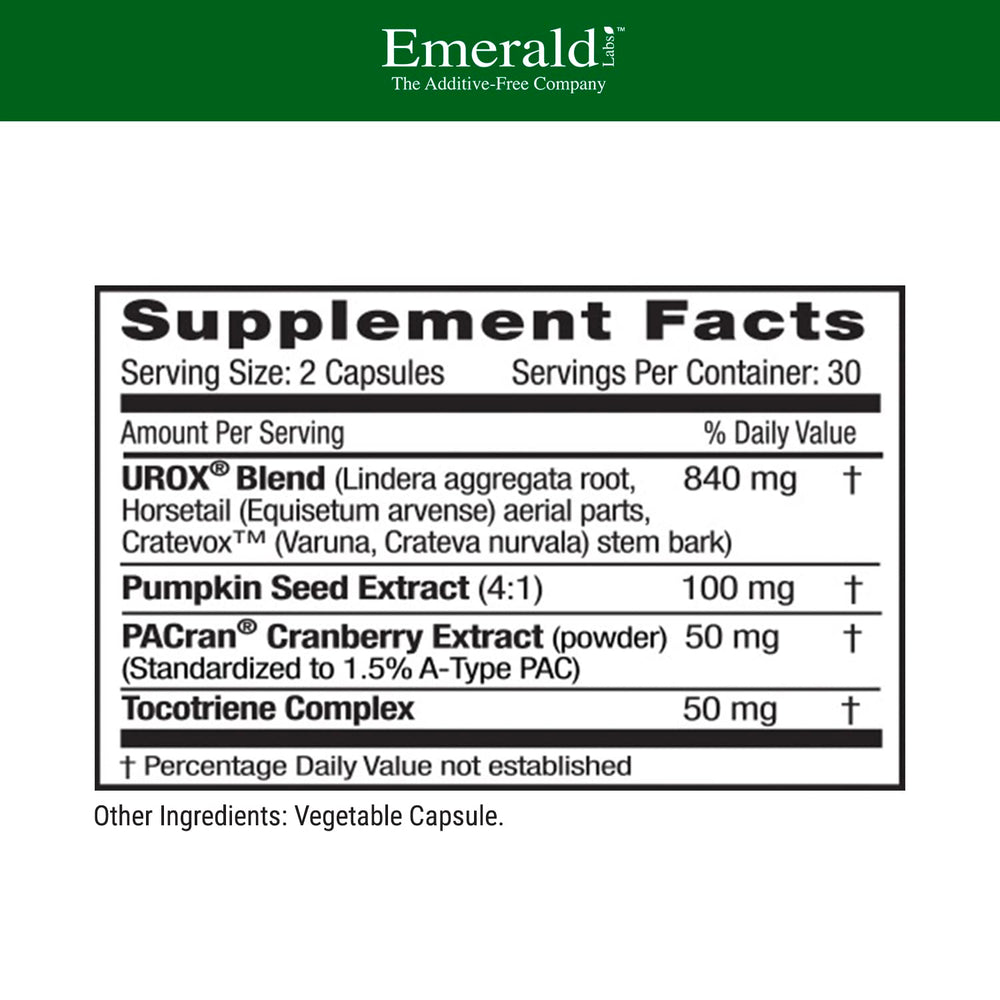 EMERALD LABS Bladder Health cranberry closeup highlighting PACran extract