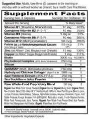 Close-up of Emerald Labs capsules highlighting hydrolyzed collagen in a premium formula.