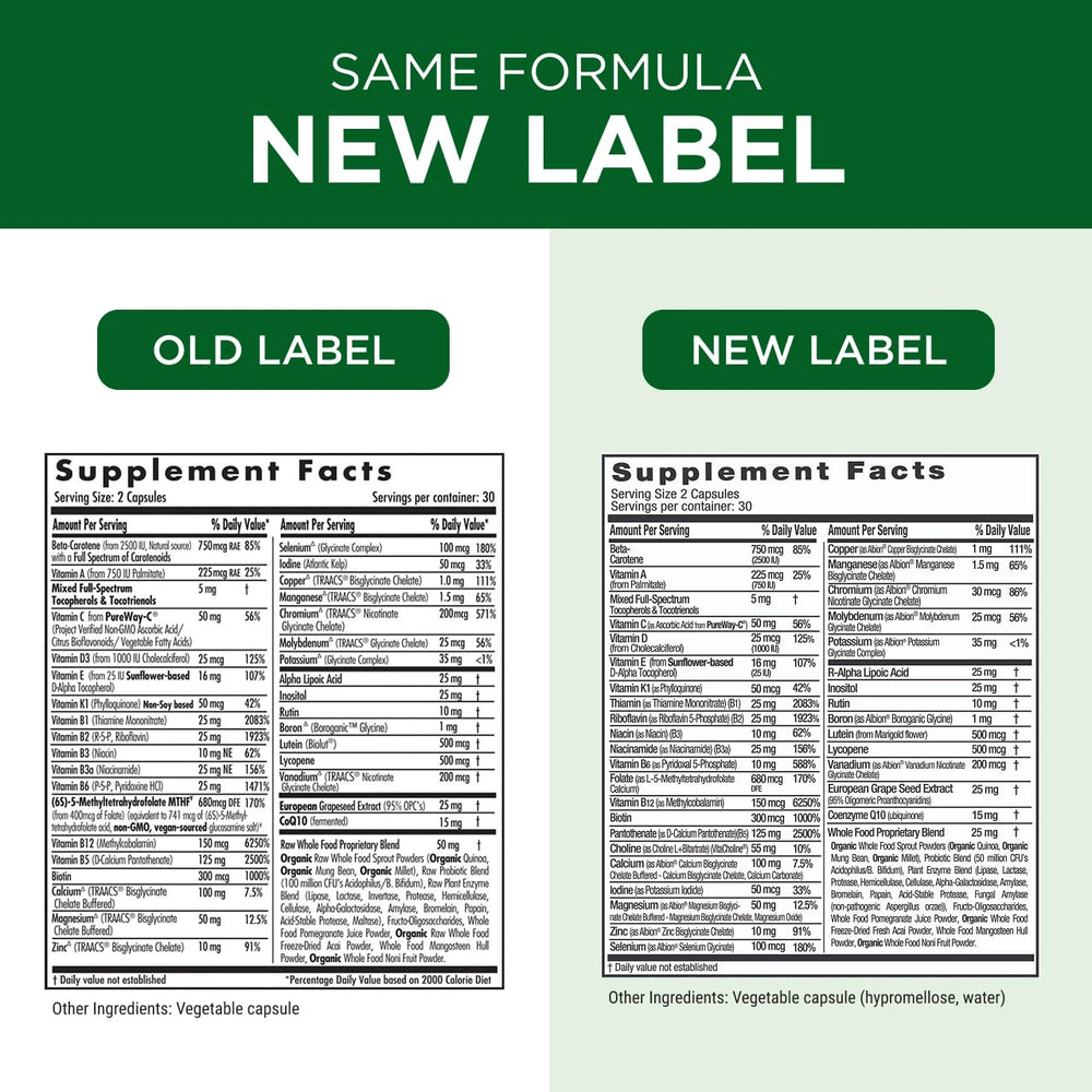 Emerald Labs Complete Premium Multi formula with antioxidant-rich ingredients for vitality