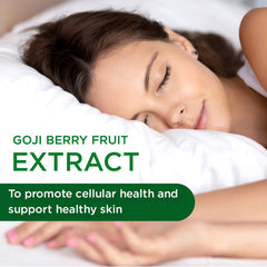 Close-up of Emerald Labs Goji Berry capsules for convenient daily use.