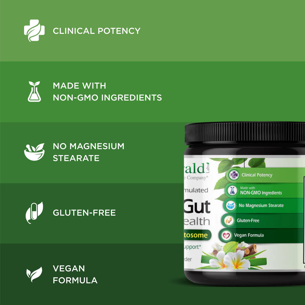 Emerald Labs Leaky Gut Health digestive enzymes capsule pack supports digestion