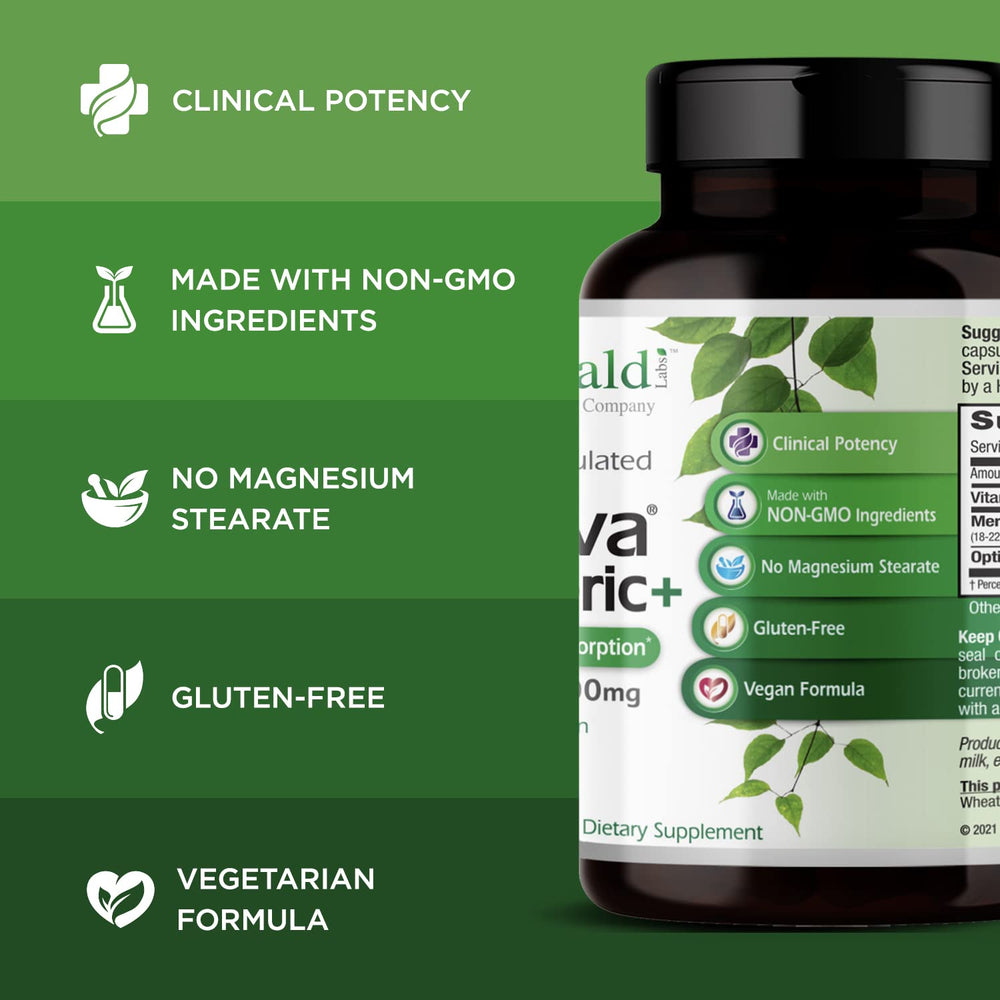 Ingredient area shows Meriva turmeric root extract within the formula