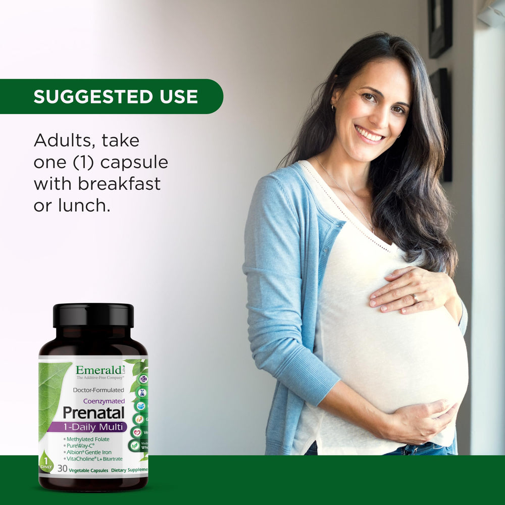 Emerald Labs Prenatal vitamin C emphasis supports daily antioxidant-friendly wellness