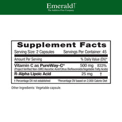 PureWay-C capsules close-up highlighting veggie capsules