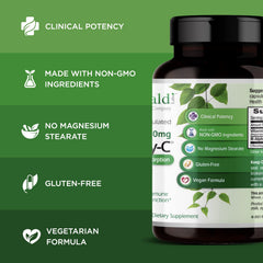 PureWay-C packaging emphasizing gluten-free, bovine-free formulation