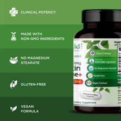 Emerald Labs Quercetin Phytosome Plus packaging closeup vegan non-GMO formulation