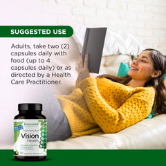 Emerald Labs Vision Health zinc chelated illustration highlighting Albion zinc