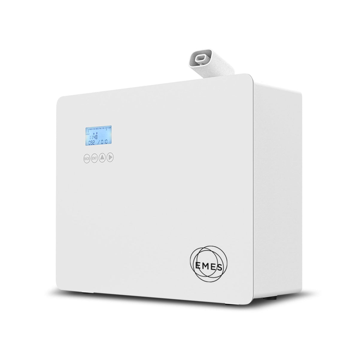 EMES large HVAC diffuser assembly shows broad-area scent coverage in a commercial space
