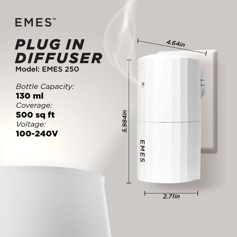 EMES Waterless Diffuser compact design fits desks and shelves gracefully