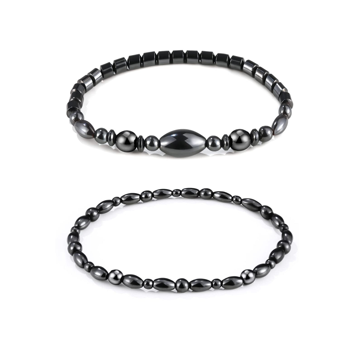 Emibele anti-swelling obsidian anklet beads shown for everyday comfort and style.
