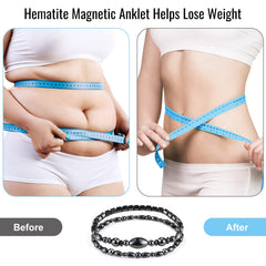 Emibele wearable obsidian anklet shown with casual outfits to elevate daily style.