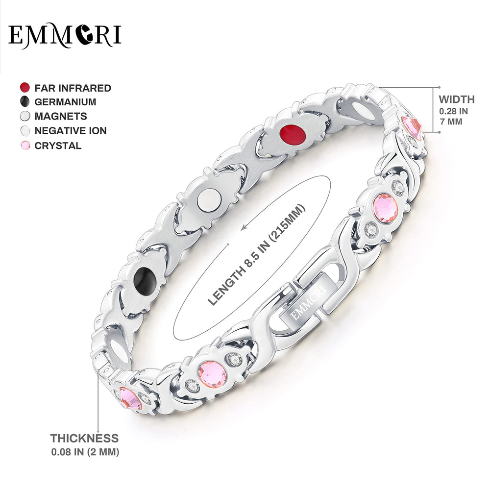 Close-up of Emmori 316 stainless steel hypoallergenic band