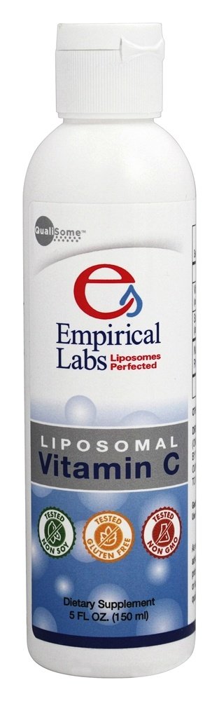 Empirical Labs Liposomal Vitamin C ingredients panel highlighting phosphatidylcholine