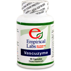 Empirical Labs Vascuzyme 90 caps bottle for daily enzyme support and wellness