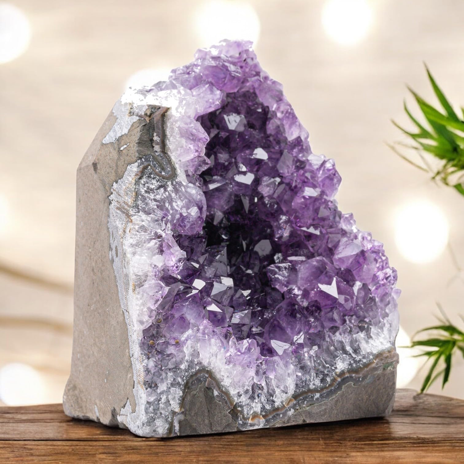 EMPORION amethyst crystal bundle, weight 2-3 lb.