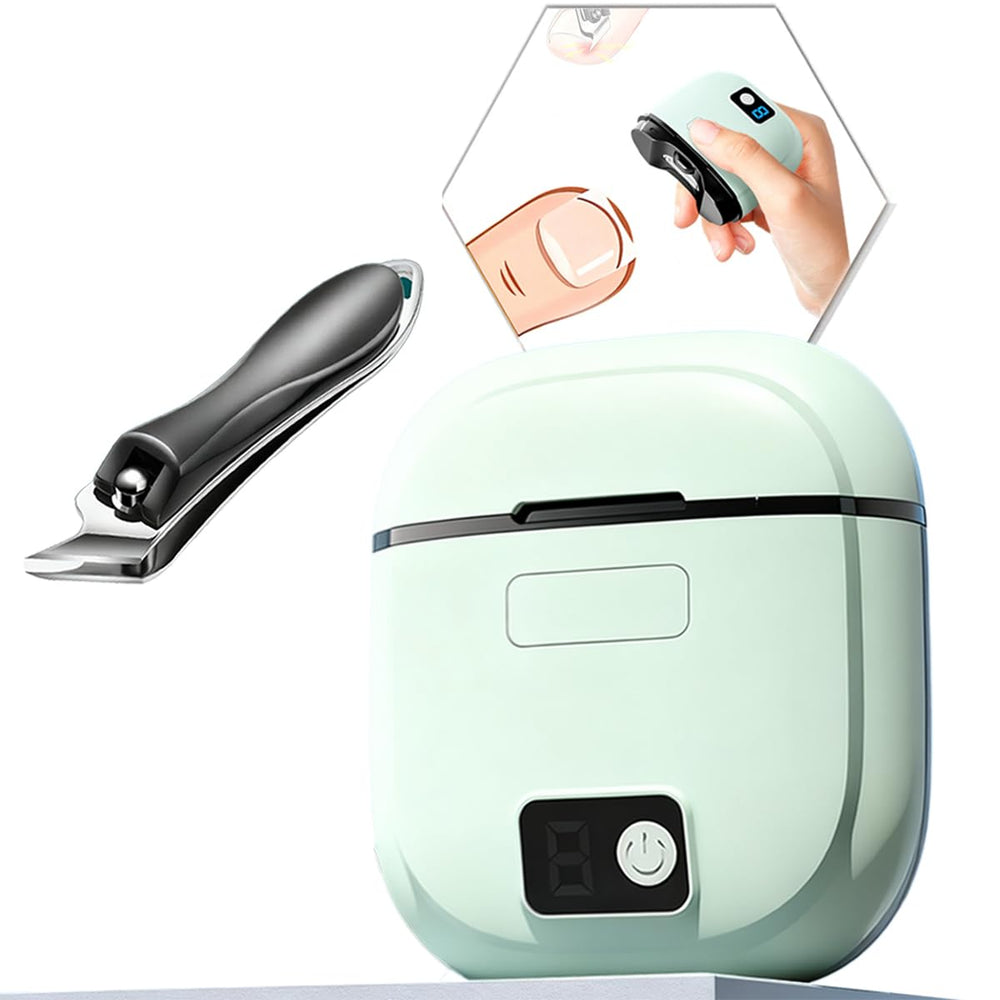 EMWEYKE electric nail clipper with LED light for precise trimming at home