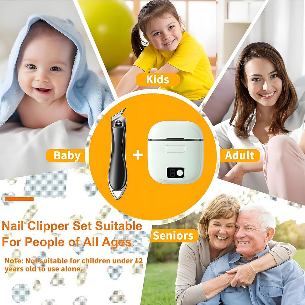EMWEYKE oblique nail clipper design follows natural nail shape